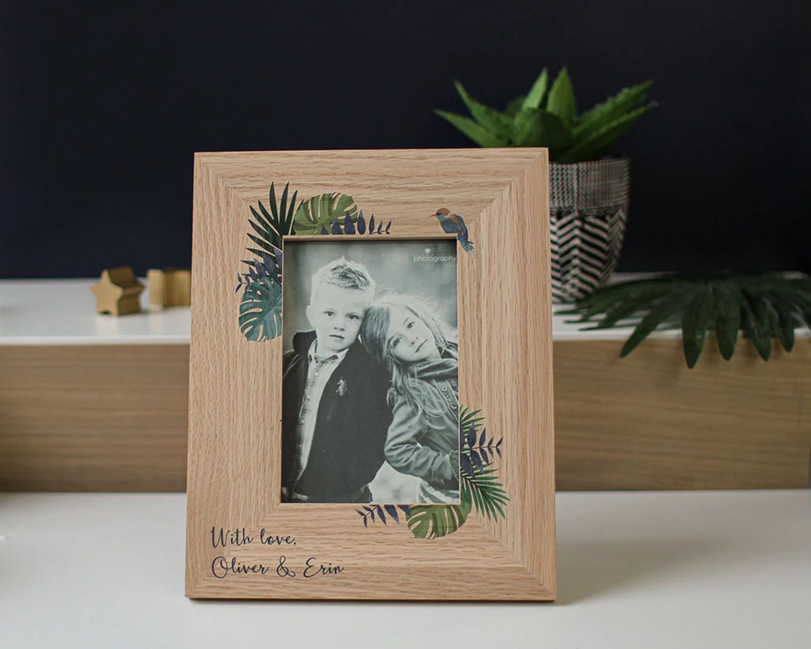 Personalised Oak Photo Frame  Personalised Photo Frame  | Etsy | Etsy (US)