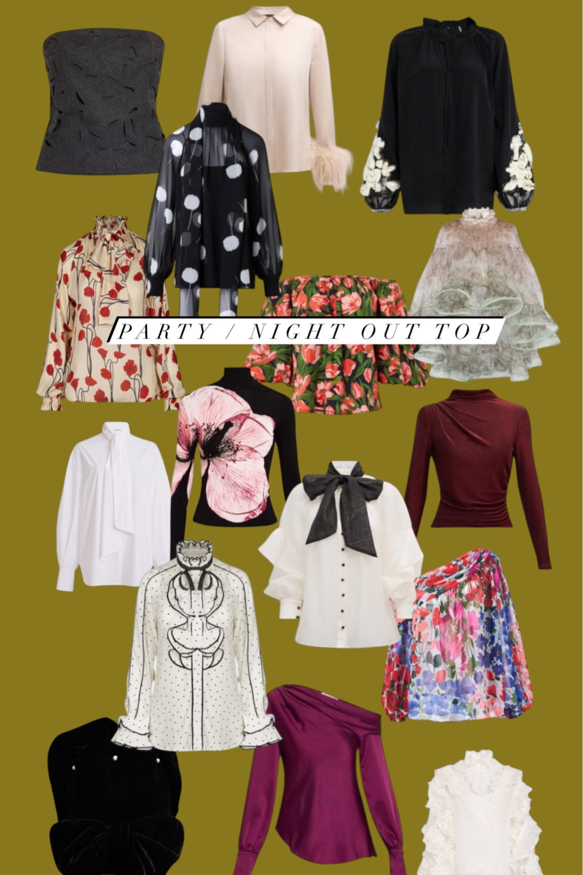 As an alternative to a statement dress, I like to stock a good collection of night out tops.  They can be worn with a skirt or pants, and can be styled in so many different ways,  depending on the vibe of the occasions. 

#LTKStyleTip #LTKParties