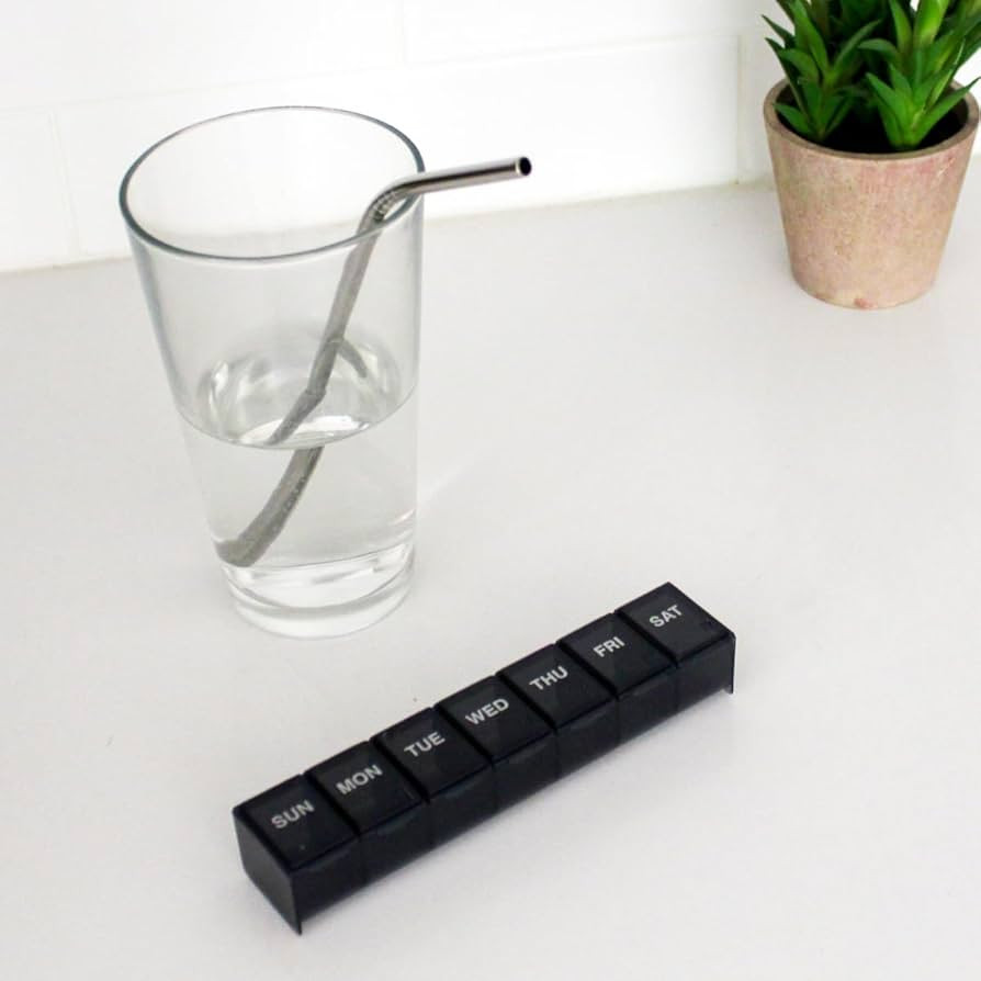 EZY DOSE Weekly (7-Day) Pill Organizer, Vitamin Planner, And Medicine Box, Large Compartments, Bl... | Amazon (US)