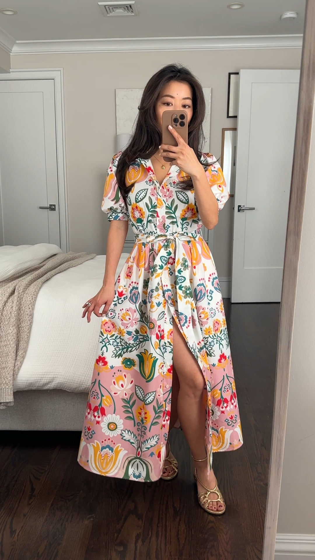 Been eying this colorful dress from Boden petites! I’m in petite size 0 and it has room on me but fits TTS for that size - 15” across bust, 14” across waist before being tied, 49” length 

Quality 100% cotton is lightweight and comfortable, and I can tell that it’ll be breathable on a warm day. 

Buttons all the way so it can be nursing friendly and you can choose to show a little leg. Removable sash tie belt.

@Boden #BodenPartner

Vacation outfits, spring dresses, easter dresses 


#LTKWatchNow #LTKPetite #LTKSeasonal