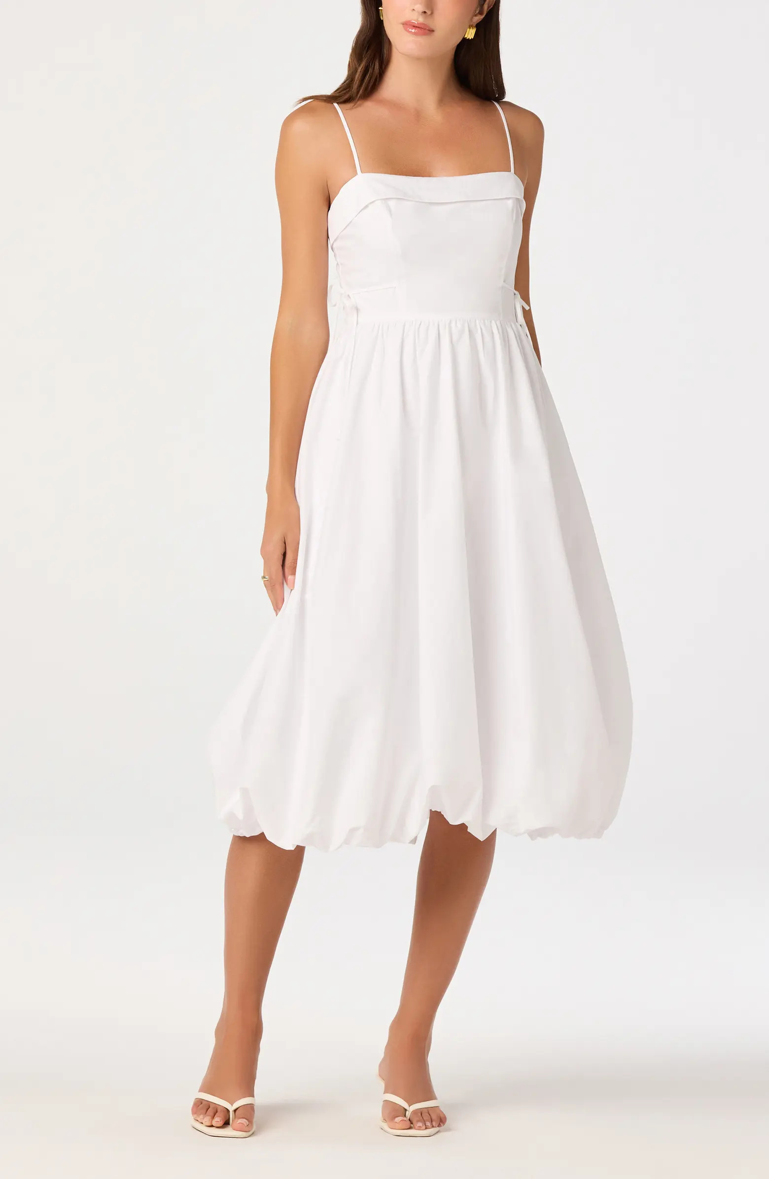 Dahlia Bubble Hem Cotton Sundress | Nordstrom