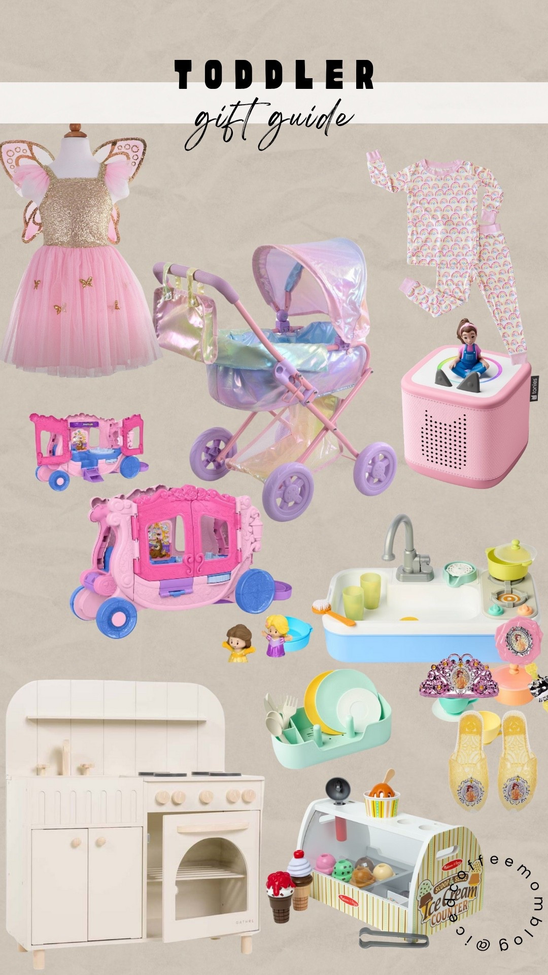 Toddler girl gifts // Christmas gifts // holiday shopping // girly gifts // 4 year old gift guide