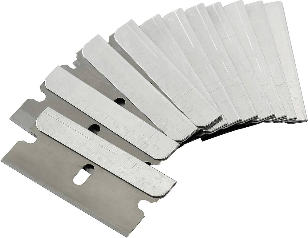 Bates- Single Edge Razor Blade, 50 pc, Scraper Blades, Flat Razor Blade, One Edge, Single Sided R... | Amazon (US)