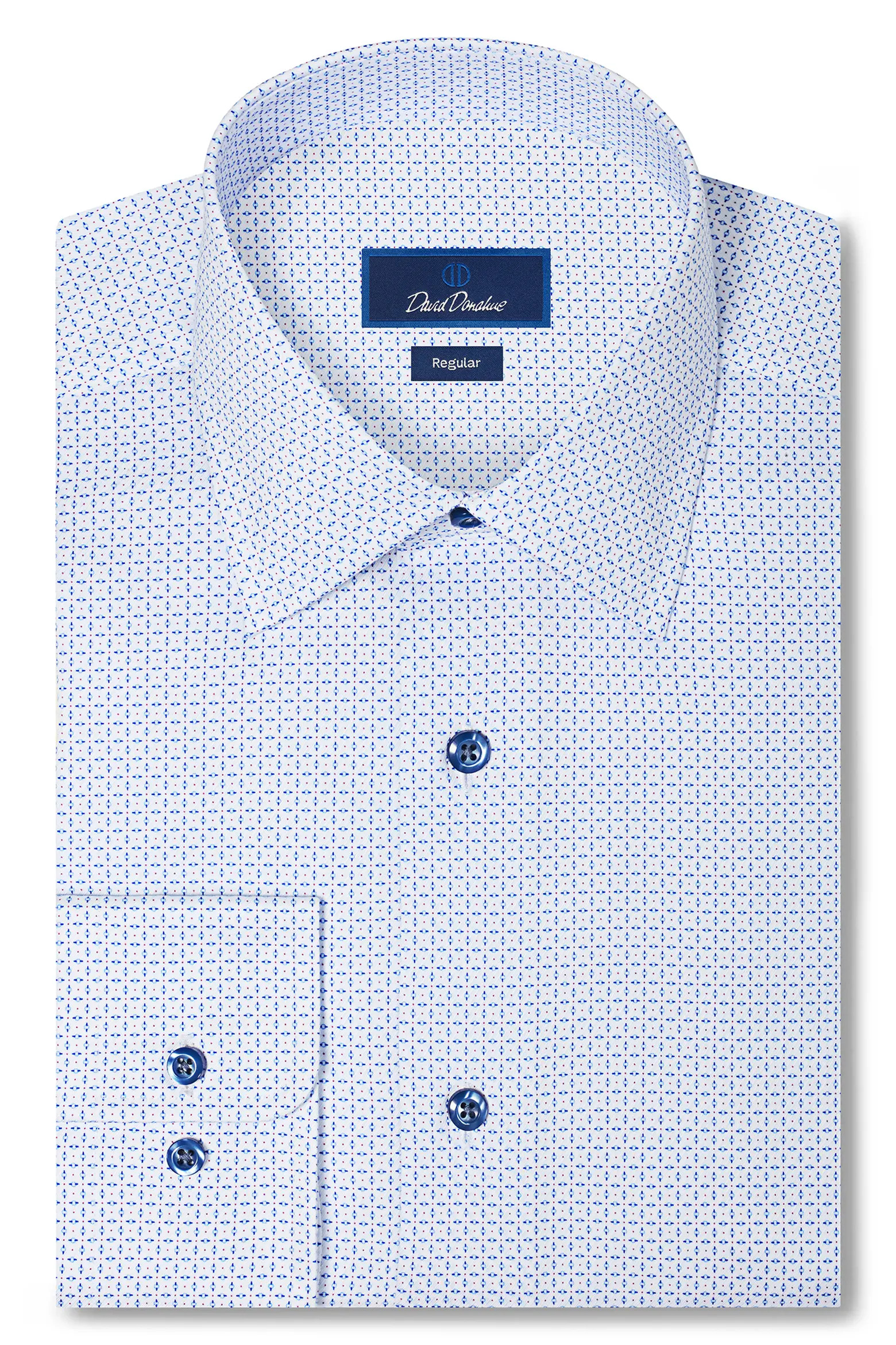 Regular Fit Microcheck Cotton Dress Shirt (Men) | Nordstrom | Nordstrom