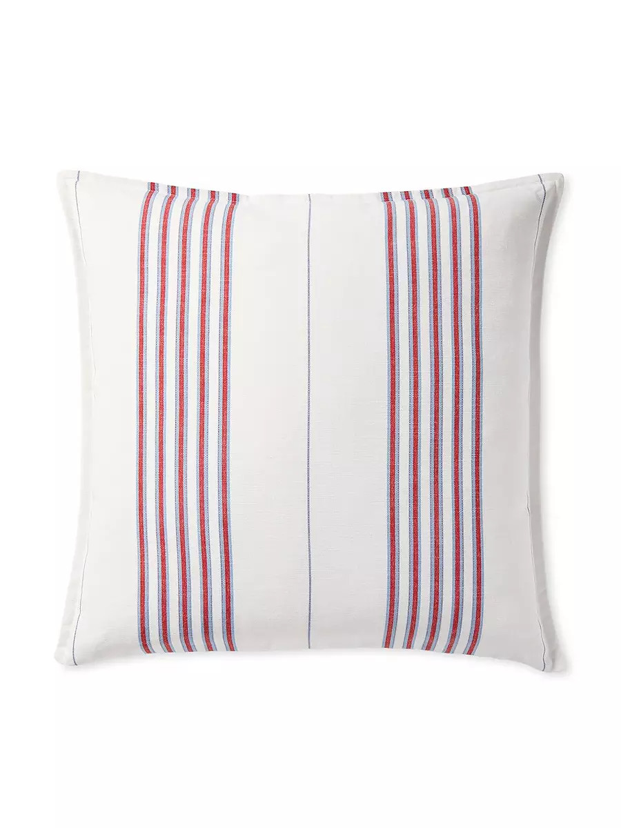 Perennials Lake Stripe Pillow Cover | Serena and Lily