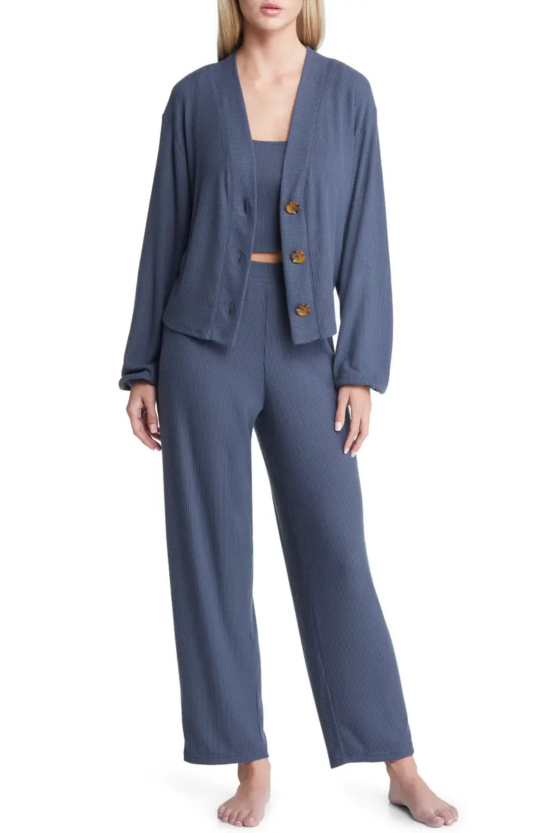 3-Piece So Soft Rib Lounge Set | Nordstrom