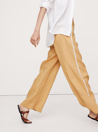 The Everyday Wide-Leg Linen Pant | Banana Republic (US)