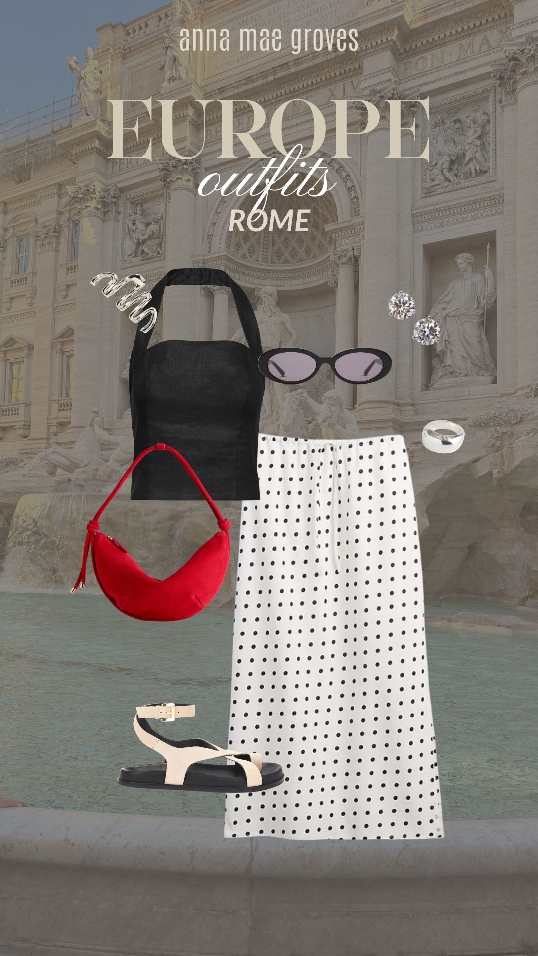 Inspiration for your next trip to Rome! Everything runs true to size! Stick with linen for hot summer days, exploring a new city! If you get sweaty feet like me, these sandal inserts are life saver! They absorb sweat and give arch support.

#LTKTravel #LTKMidsize #LTKOver40