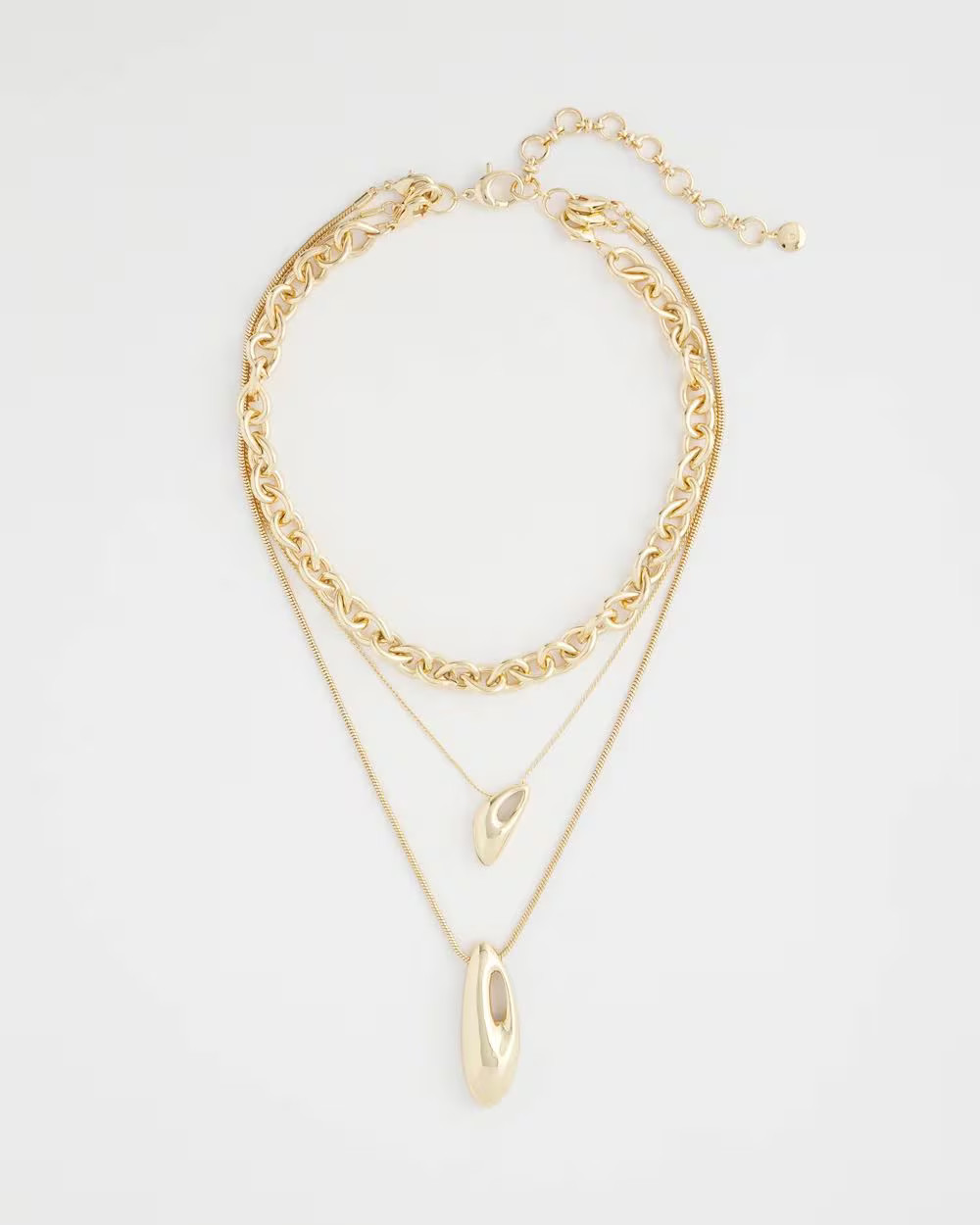 Convertible Three-Strand Pendant Necklace | Chico's