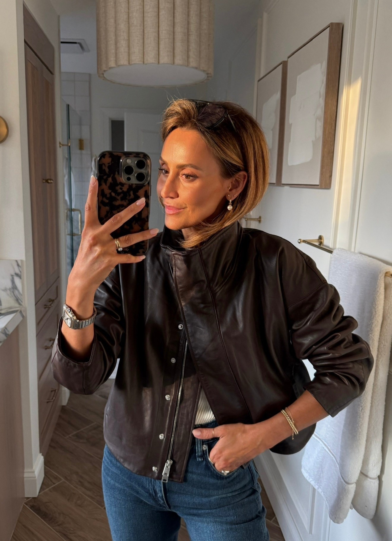 One of my most-worn leather jackets of the season is back in stock! Buttery-soft leather (so worth it!) 

#LTKSeasonal #LTKWorkwear #LTKOver40