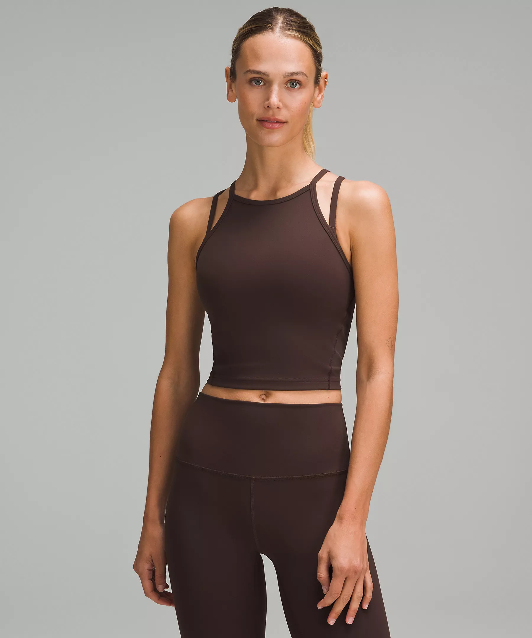 Wunder Train High-Neck Cross-Back Tank Top | Women's Sleeveless & Tank Tops | lululemon | Lululemon (US)