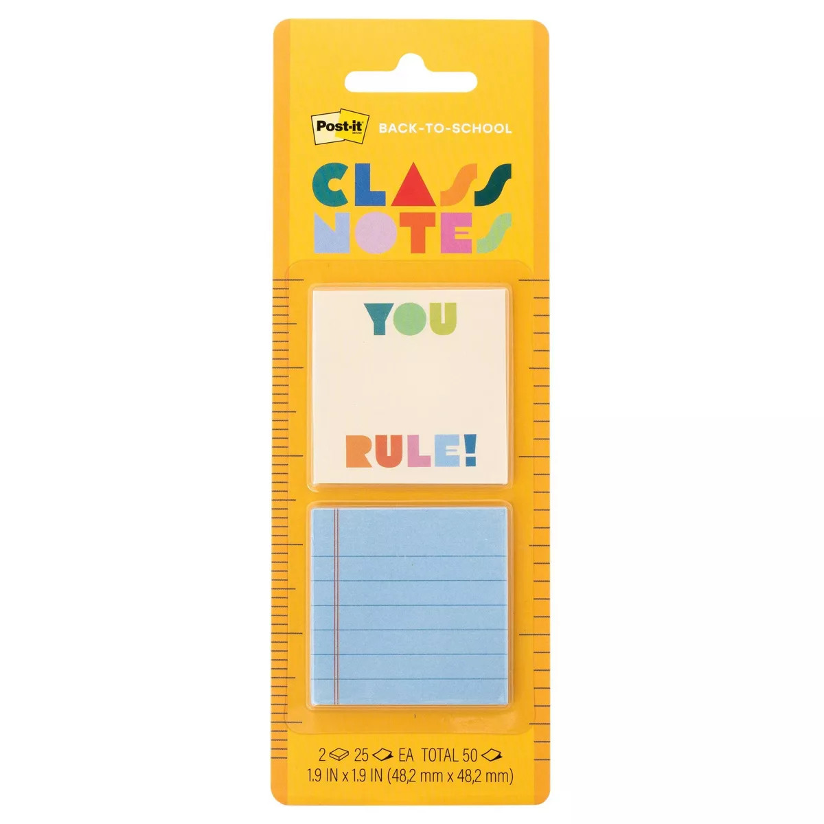 Post-it Class Notes 2pk You Rule | Target