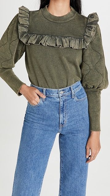 Layla Puff Sleeve Sweatshirt | Shopbop