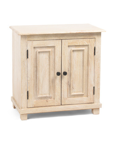 28x16x28 Solid Wood Jensen 2 Door Cabinet | TJ Maxx