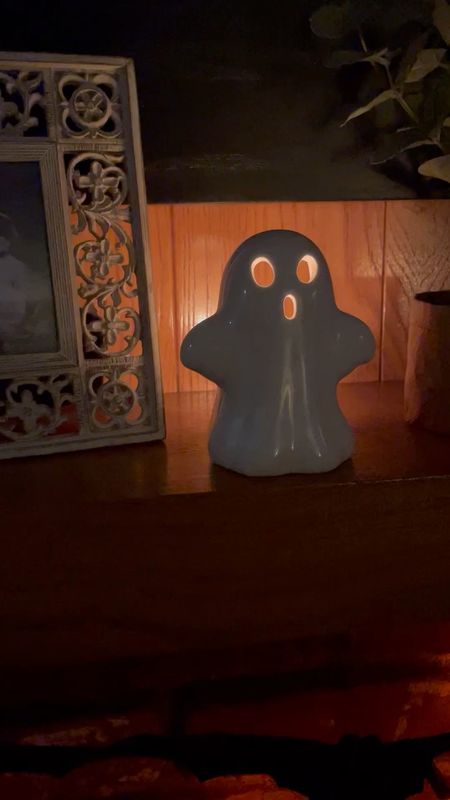 $2 Walmart Halloween decor 
Ghost tealight candle holder these are adorable! 


#LTKHoliday #LTKhome #LTKHalloween