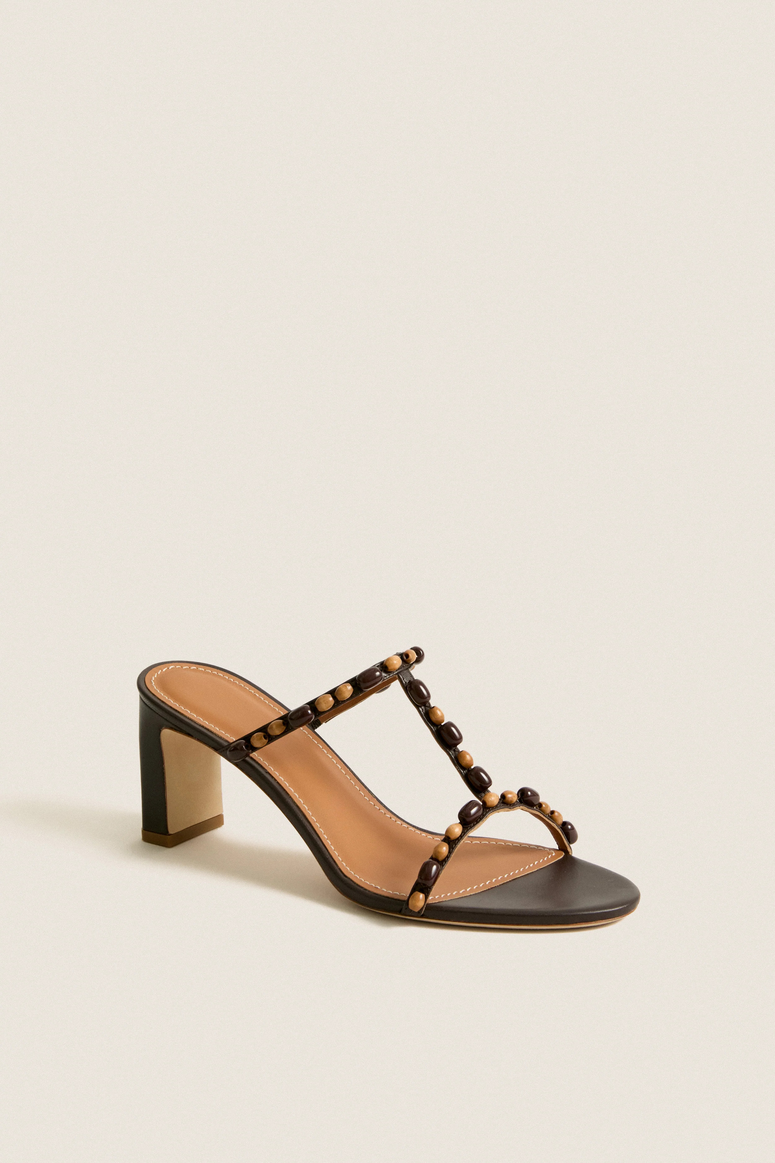 Wood Beads Talita Heel | Tuckernuck (US)