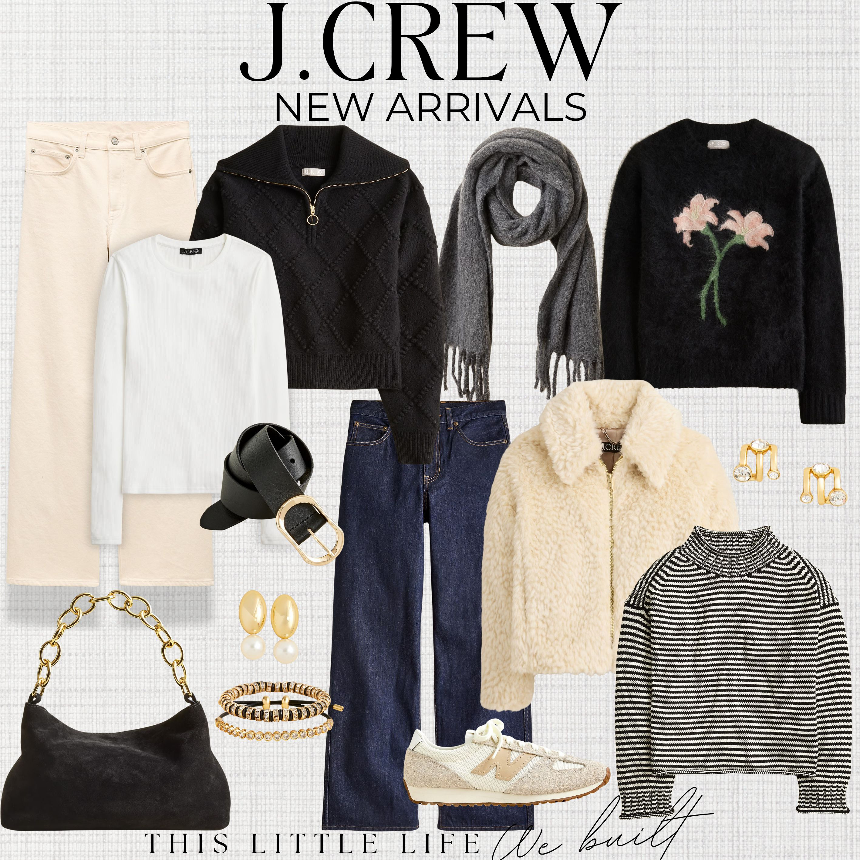 New Arrivals from J. Crew!
J.Crew Winter / J. Crew Denim / Knit Sweaters / Midi Dresses with Boots / Oversized Blazers / Puffer Jackets / Neutral Cardigans  / Button-Up Shirts / Layered Tops / Ankle Booties / High-Waisted Jeans / Utility Jackets / Ribbed Knit Tops / Winter Coats / Cotton Turtlenecks / Neutral Jumpsuits / Leather Crossbody Bags / Warm Beanies / Wide-Leg Trousers / Knit Midi Skirts / Oversized Flannel Shirts / Neutral Loafers / Slip Dresses with Layers / Winter Scarves / Earth-Tone Accessories / Oversized Sweaters and Cardigans / Fair Isle Sweaters / Winter Accessories / Warm Layers / Thermal Layers / Waterproof Snow Boots / Ugg Boots / 
 

 #LTKootd #LTKSeasonal