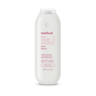 Method Pure Peace Volumizing Conditioner Sulfate & Silicone Free: Liquid Hair Care, All Types, Peony Scent, 13.5 fl oz | Target