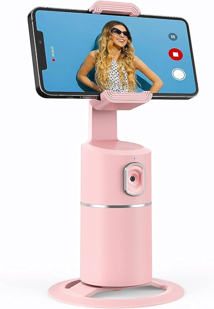 New Auto Face Tracking Tripod, 360° Rotation Phone Camera Mount with Remote, No App REQ, Portabl... | Amazon (US)