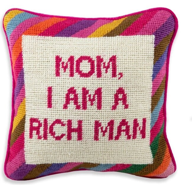 Furbish Studio | Cher Knows Best Needlepoint Pillow | Maisonette | Maisonette