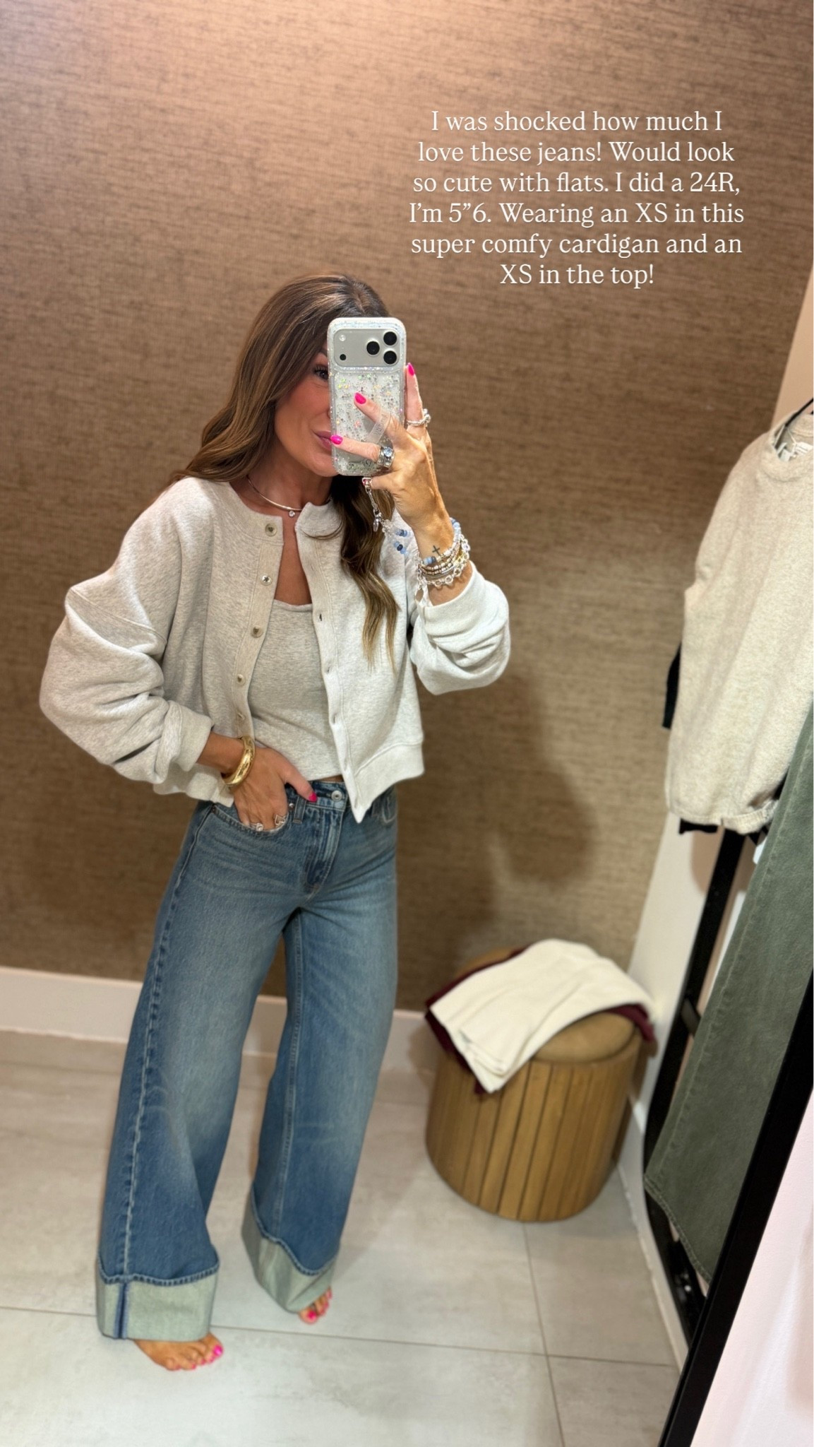 Wearing an XS in the top and cardigan from @abercrombie and a 24R in the jeans!

#LTKgrwm #LTKootd #LTKdayinmylife