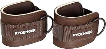 Ankle Straps (Pair) For Cable Machine - Adjustable Leg Straps, Ankle Cuff For Kickbacks, Workout ... | Amazon (US)