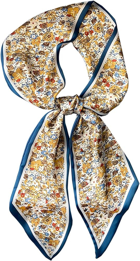 Dailyacc Hair Scarf for Women Fashion Silky Satin Headscarf Wrap Breathable Lightweight Neck Scar... | Amazon (US)