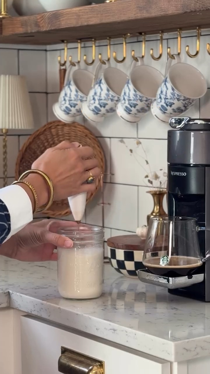 The Cozy White Mocha (Afternoon Pour Edition)

Ingredients:
• ¾ cup whole milk
• 2 tbsp @chobani White Chocolate Mocha Creamer
• 1 Nespresso espresso pod or 1 cup strongly brewed coffee
• @cabotcreamery lightly sweetened whipped cream (for topping)
• Cocoa powder (optional)

How to make it:

Heat the milk and creamer together until warm (or hot, if that’s your thing), then froth until creamy and smooth. Brew your espresso or strong coffee and pour it into your mug. Add the frothed milk mixture on top. Finish with a generous swirl of Cabot’s whipped cream and a dusting of cocoa powder.

It’s the little “extra fancy” moment that makes making coffee at home feel like a treat. ☕️✨

→ Tag me if you try this—I love seeing your afternoon pours & be sure to save this! 

-

#TheAfternoonPour #KindredHomestead #WhiteMocha #CoffeeRecipe #HomemadeMocha #ChobaniCreamer #CabotCreamery #NespressoRecipes #CozyDrinks #FallAtHome #WarmAndCozy #HomeCafeVibes #AfternoonCoffee #CoffeeAtHome #HomeBarista #CreamyCoffee #SlowLiving #IntentionalHome #CozySeason #MorningToAfternoon #HomebodySeason #CaféAtHome #MochaLovers #SimpleJoys #DailyRituals