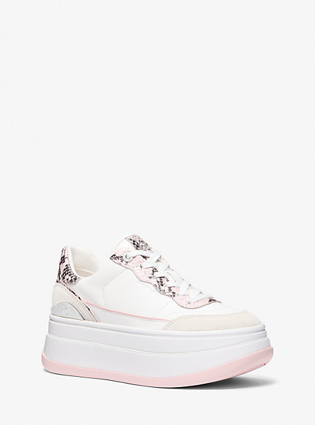 Hayes Leather Platform Sneaker | Michael Kors US