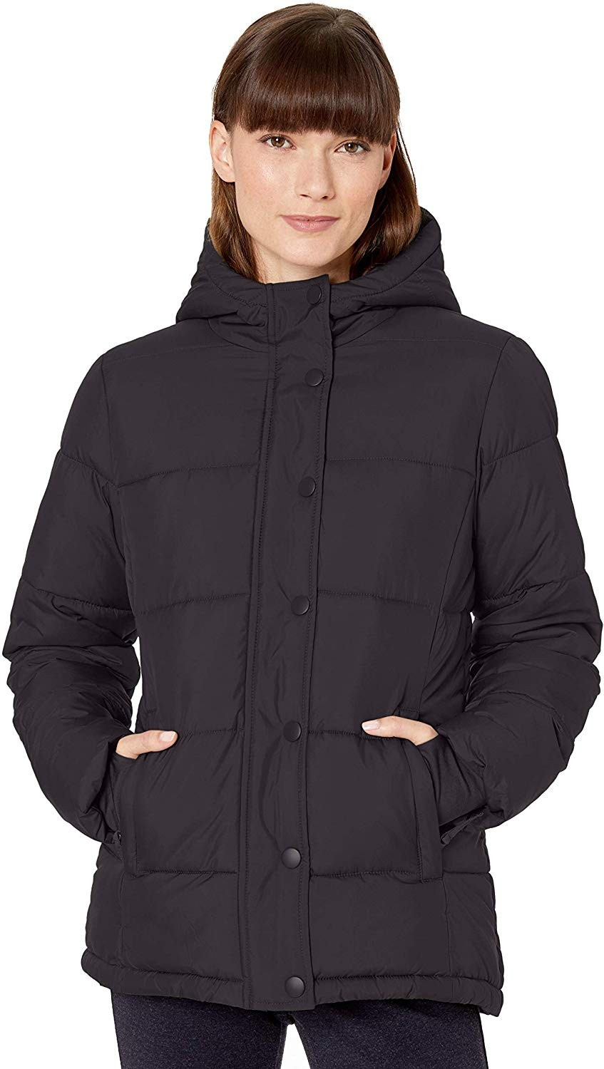 Amazon Essentials Women's Heavy-Weight Long-Sleeve Full-Zip Hooded Puffer Coat | Amazon (US)
