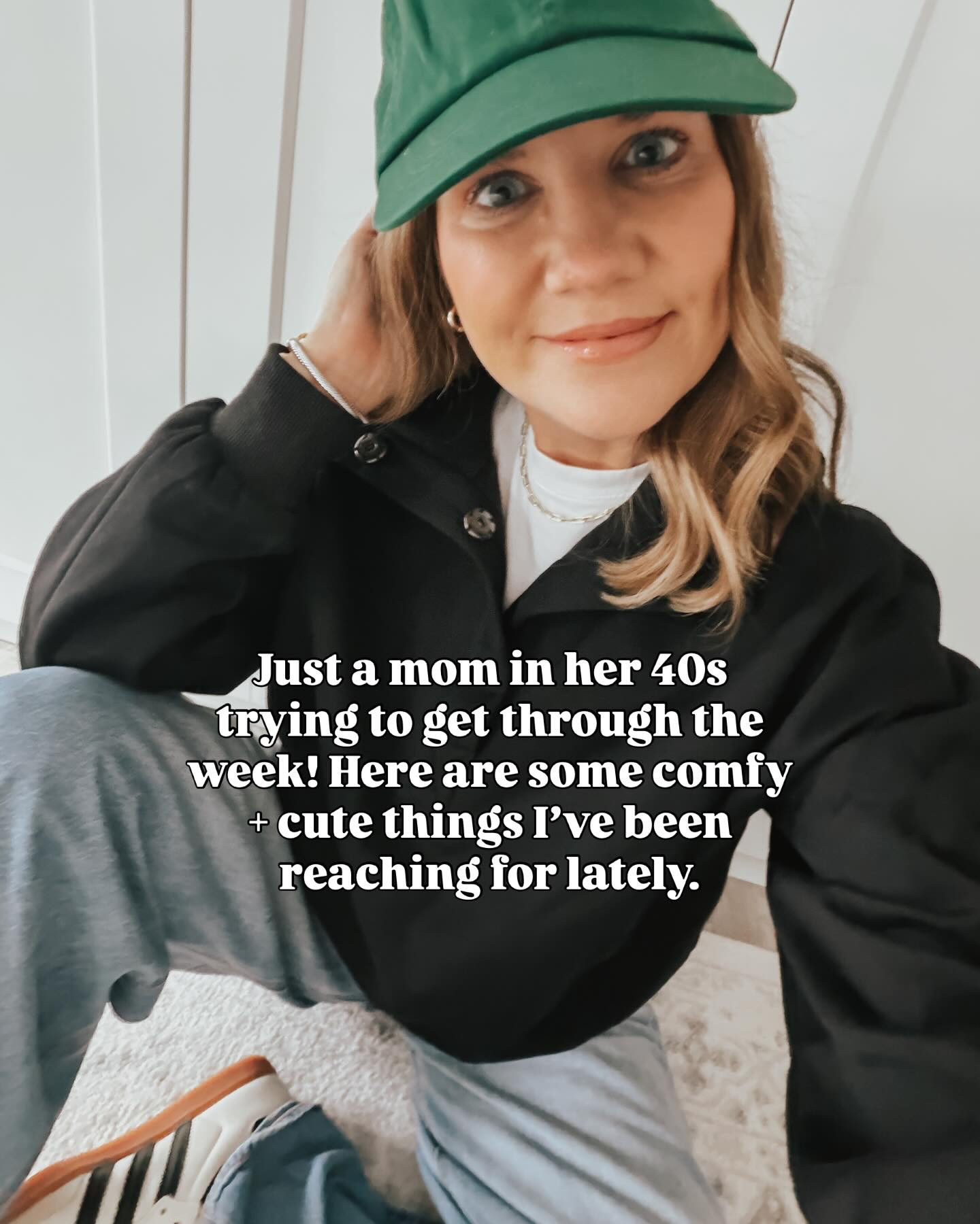 I’m a mom getting in her late-ish 40s and these are some cute + comfy finds I’ve been reaching for over and over.

The perfect lightweight matching set with the best details in the most beautiful shade of forest green, light neutral athleisure wear to take you into spring, a soft and affordable faux suede bomber in the trending color navy, a new FP look for less matching set, a chic transitional short sleeve sweater and lots more!

#LTKOver40 #LTKdayinmylife #LTKSaleAlert