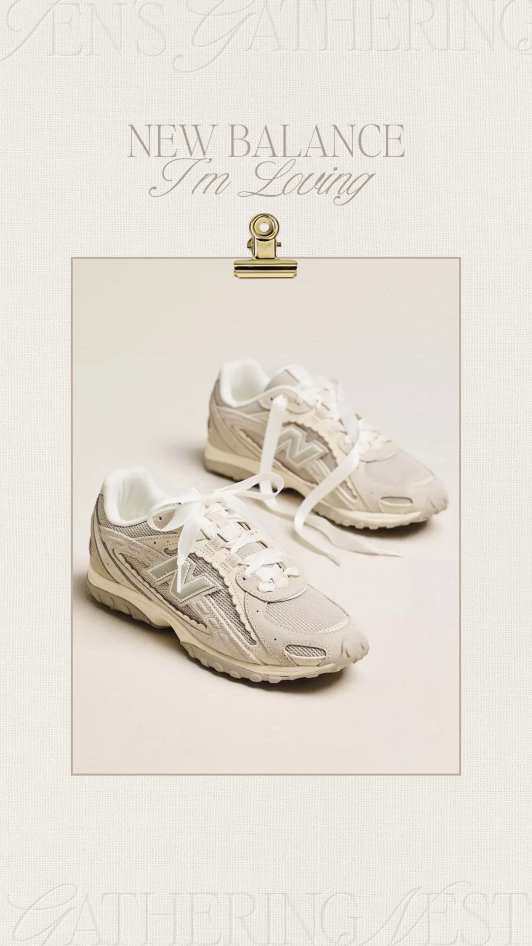 These are the cutest sneakers I’ve seen in a long time 🤍✨ the scallops? The color? The laces!! Obsessed and so perfect for spring.

#newbalance #newbalance204l #sneakers #anthropologie #newarrival #trending #spring #springshoes 

#LTKootd #LTKActive #LTKSeasonal