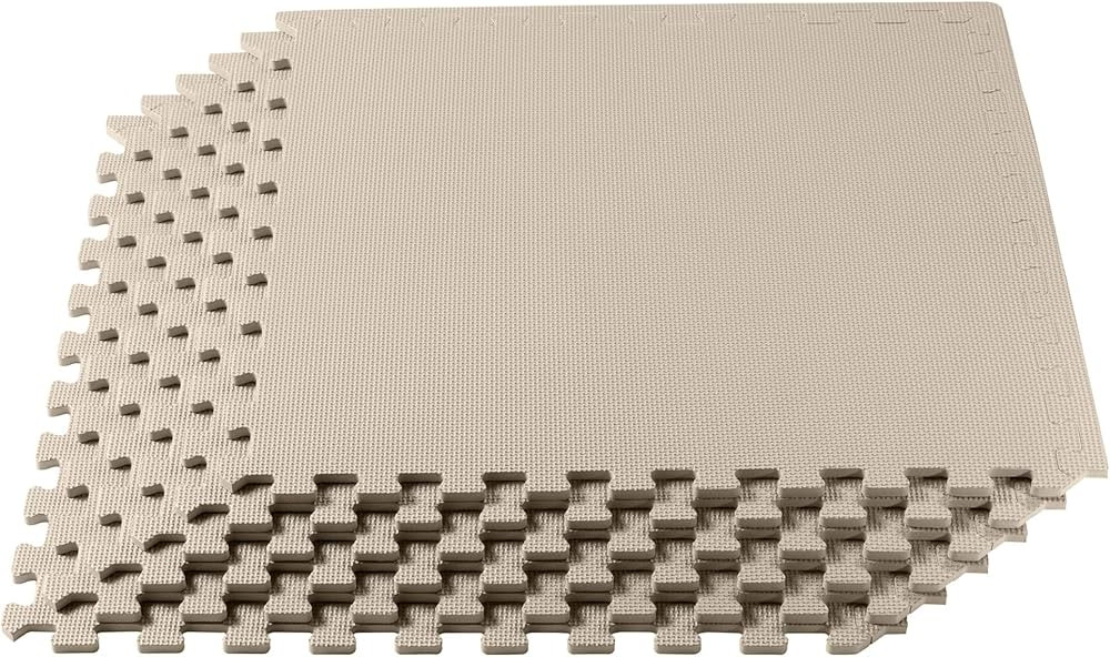 We Sell Mats 3/8" Thick Multipurpose EVA Foam Exercise Floor Mat, Interlocking Tiles, Anti-Fatigu... | Amazon (US)