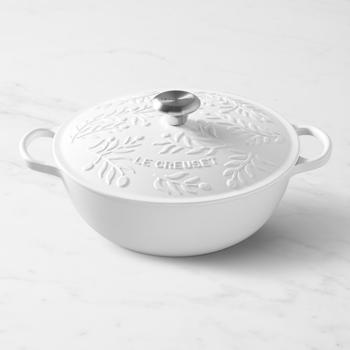 Le Creuset Enameled Cast Iron Olive Branch Soup Pot | Williams-Sonoma