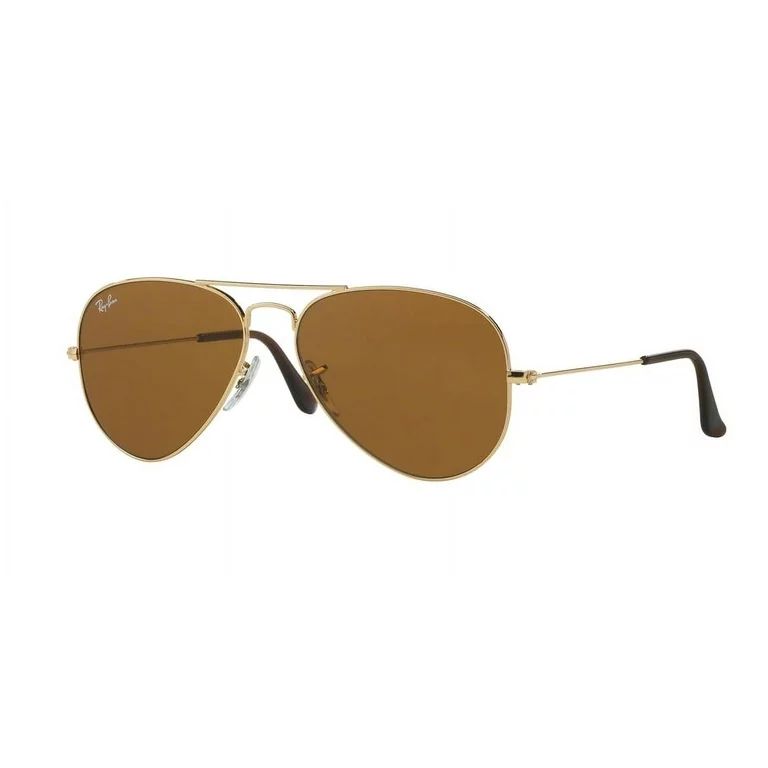 Ray-Ban RB3025 Aviator Large Metal Sunglasses - Size - 62 (Crystal Brown) | Walmart (US)