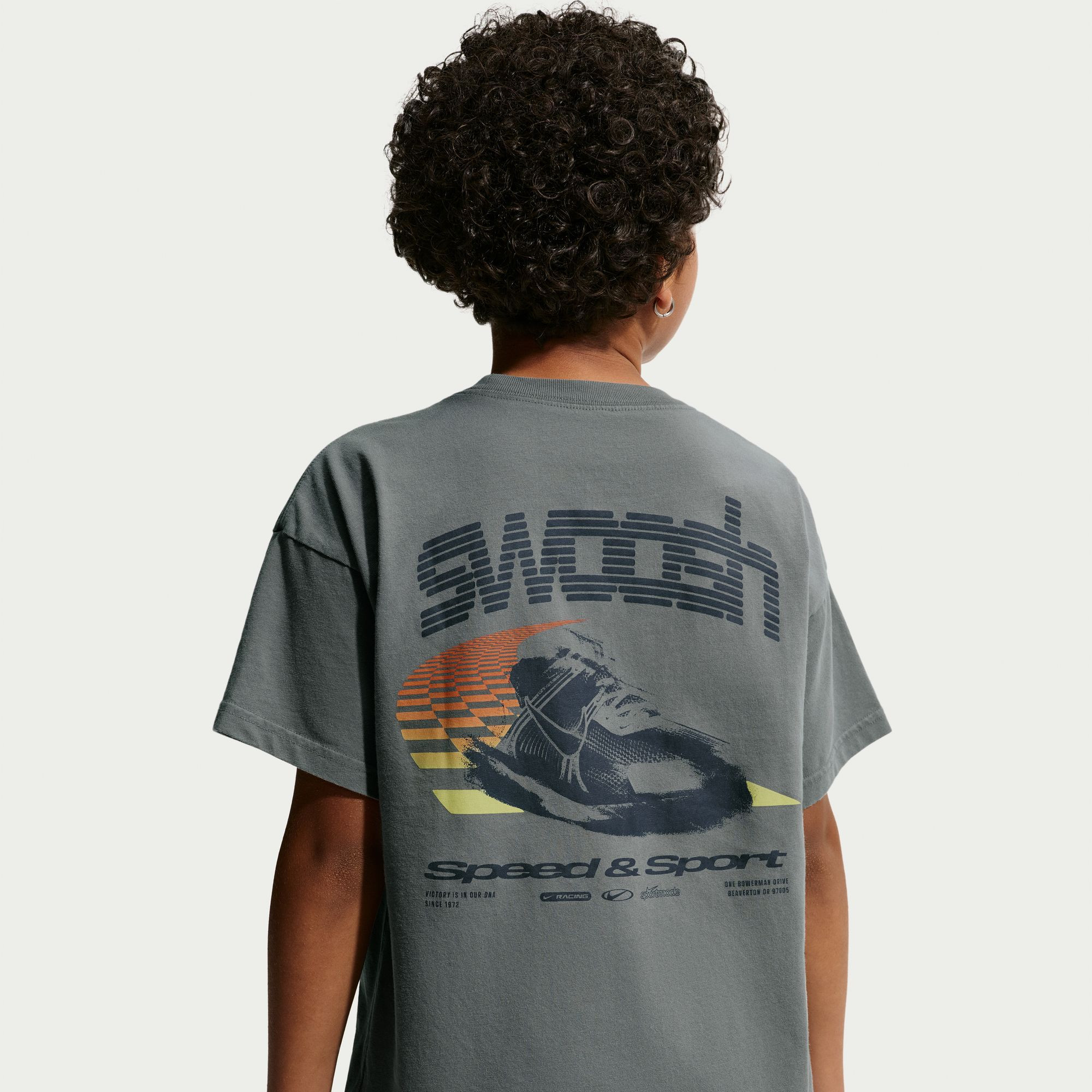 Nike Kids' Speed Sport Shoe Graphic Tee, XL, Phantom | DICK'S Sporting Goods