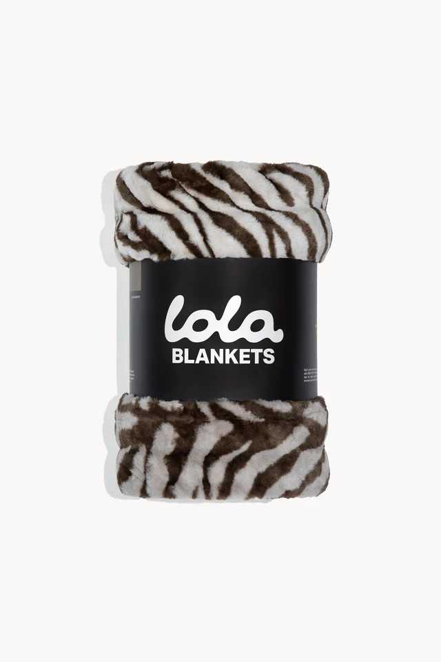 Mocha Check | Lola Blankets