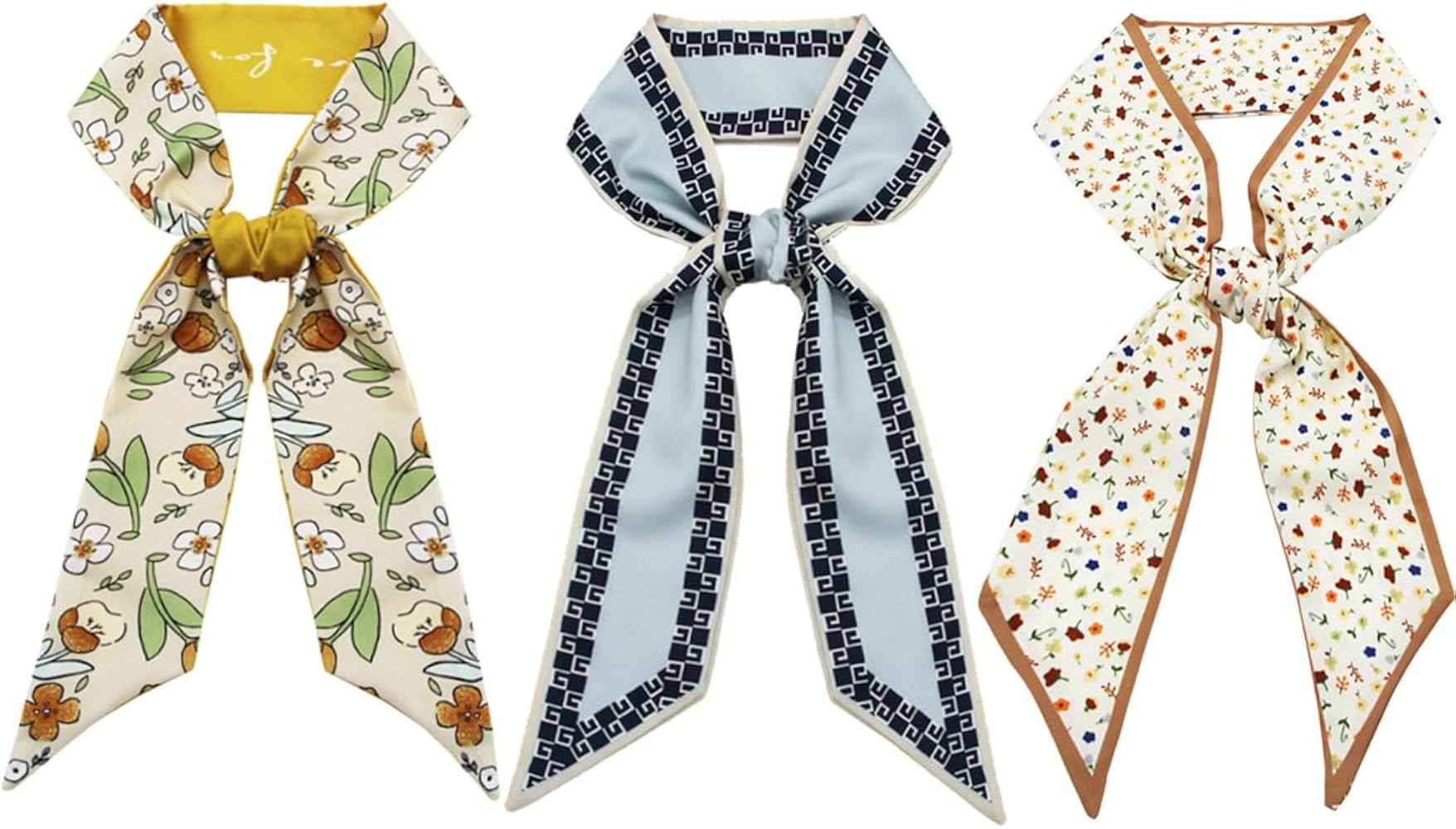 scarf for purse headband scarf handbag scarf neck scarf purse decorative scarf purse fashion gift | Amazon (US)