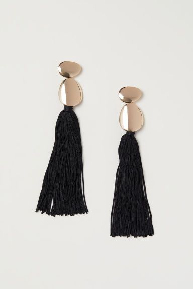 H & M - Tasseled Earrings - Gold | H&M (US + CA)