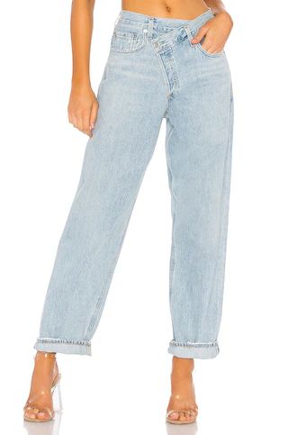 AGOLDE Criss Cross Upsized Jean in Suburbia from Revolve.com | Revolve Clothing (Global)