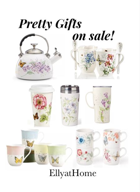 Lenox butterfly meadow collection on sale at Macys! Pretty floral teapot, coffee mugs, teacups, travel mugs on sale. Perfect for all the moms you know! Priced right! Mother’s Day gifts. Macys friends and family, spring sale. 


#LTKhome #LTKsalealert #LTKGiftGuide