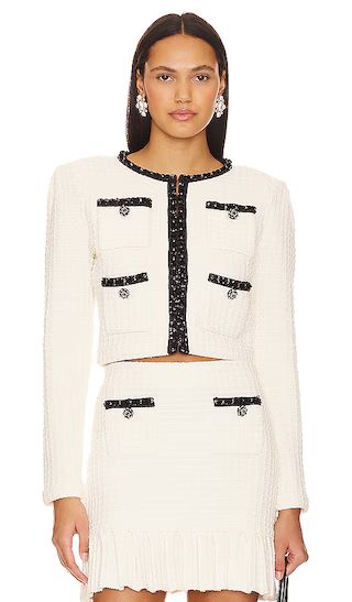 Knit Cardigan in Cream | Revolve Clothing (Global)