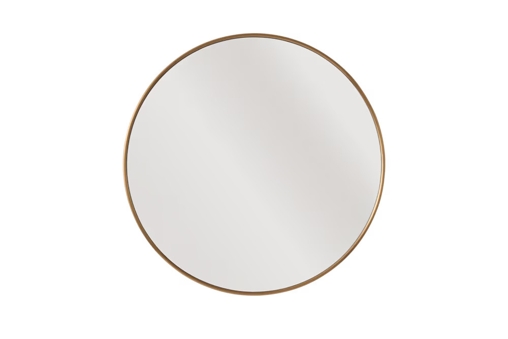 Aria Round Wall Mirror | Castlery US