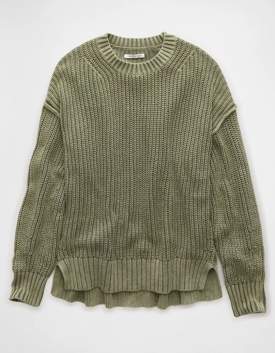 AE Acid Wash Long Weekend Sweater | American Eagle Outfitters (US & CA)