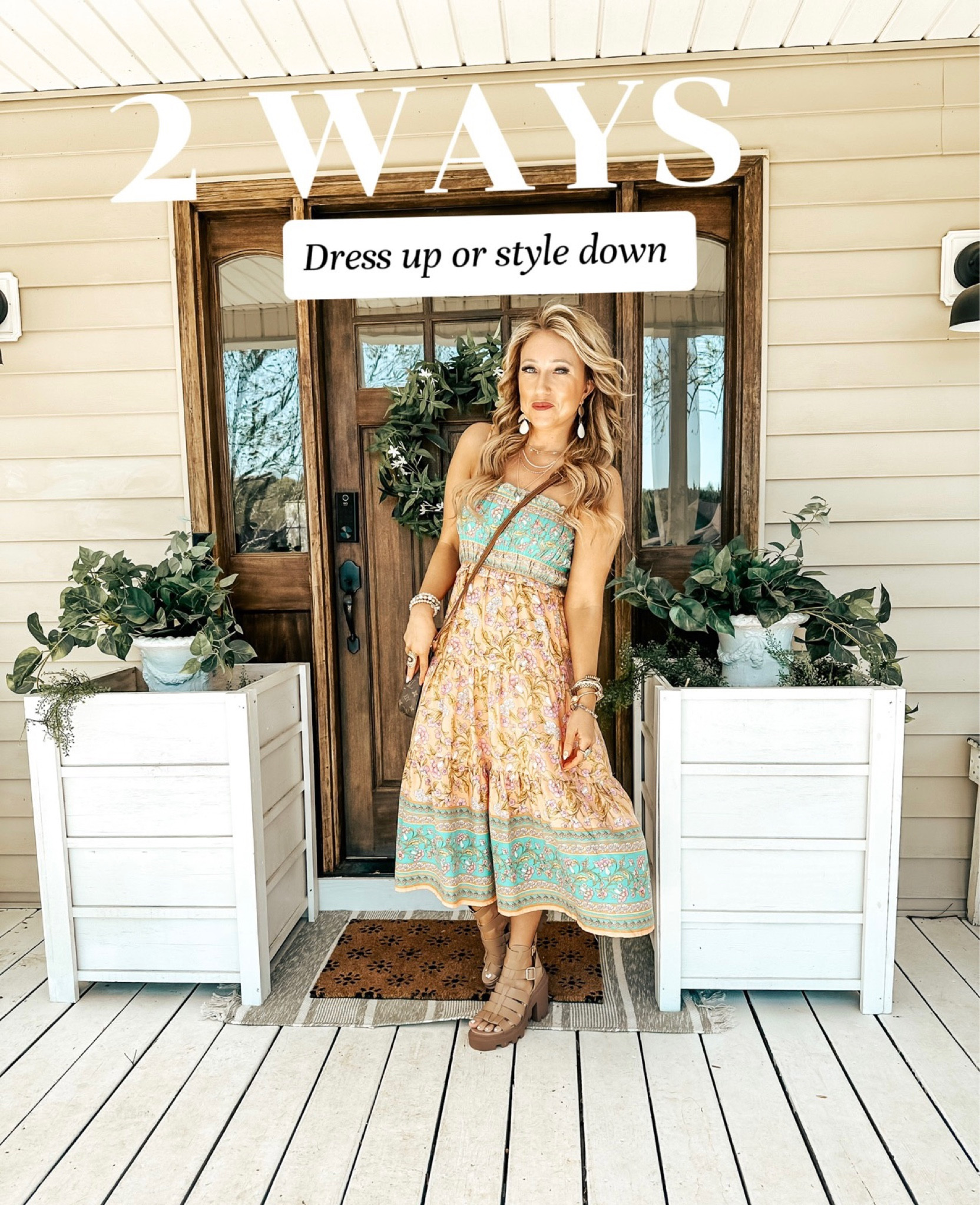 Tolly Floral Ruffle Midi Dress … curated on LTK