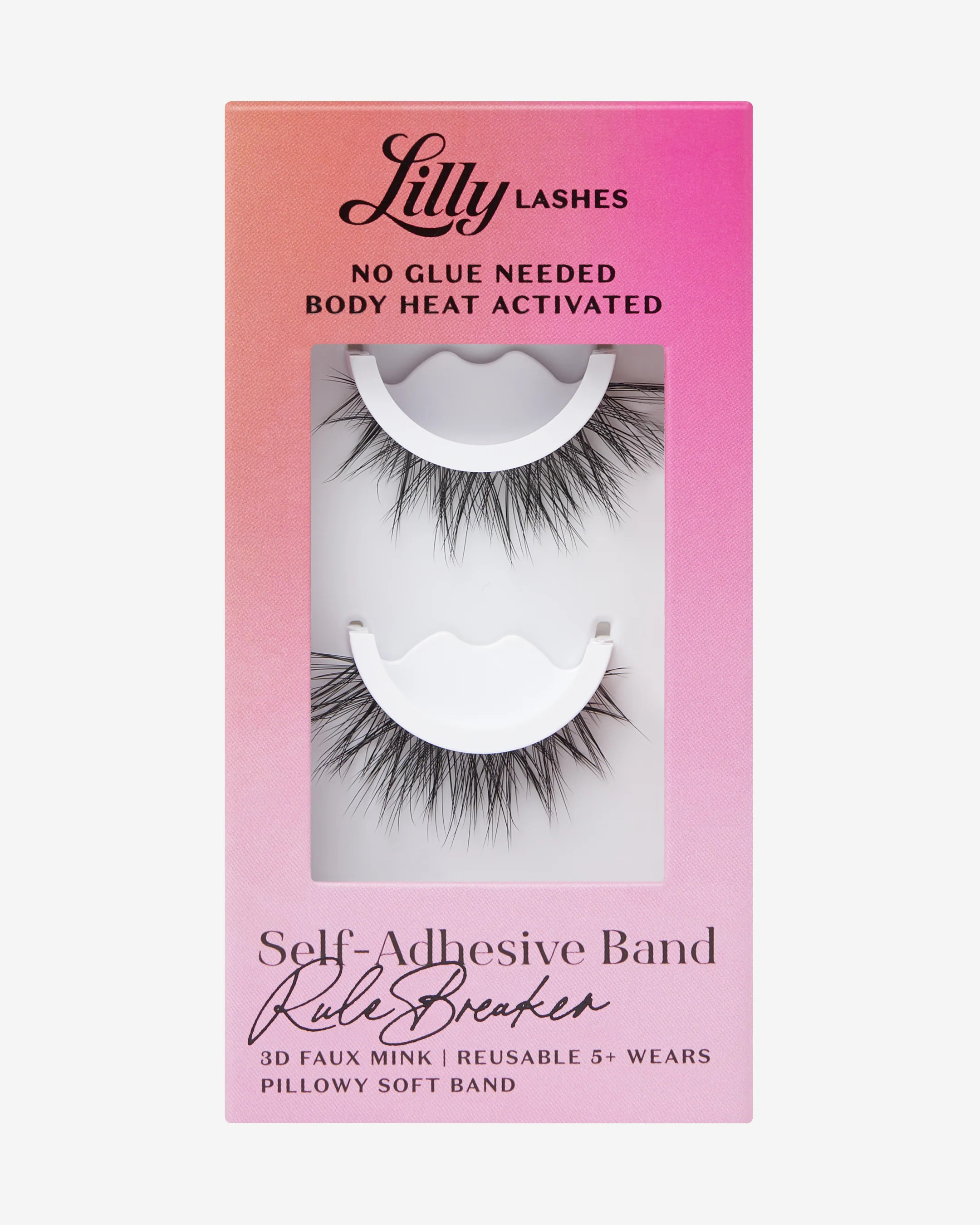 RuleBreaker | Self-Adhesive Lashes | No Glue Needed | Lilly Lashes | Lilly Lashes