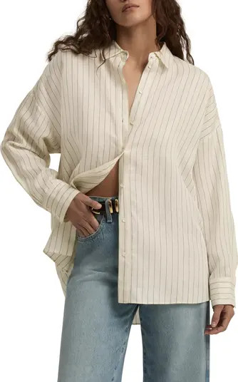 Ex Boyfriend Oversize Button-Up Shirt | Nordstrom