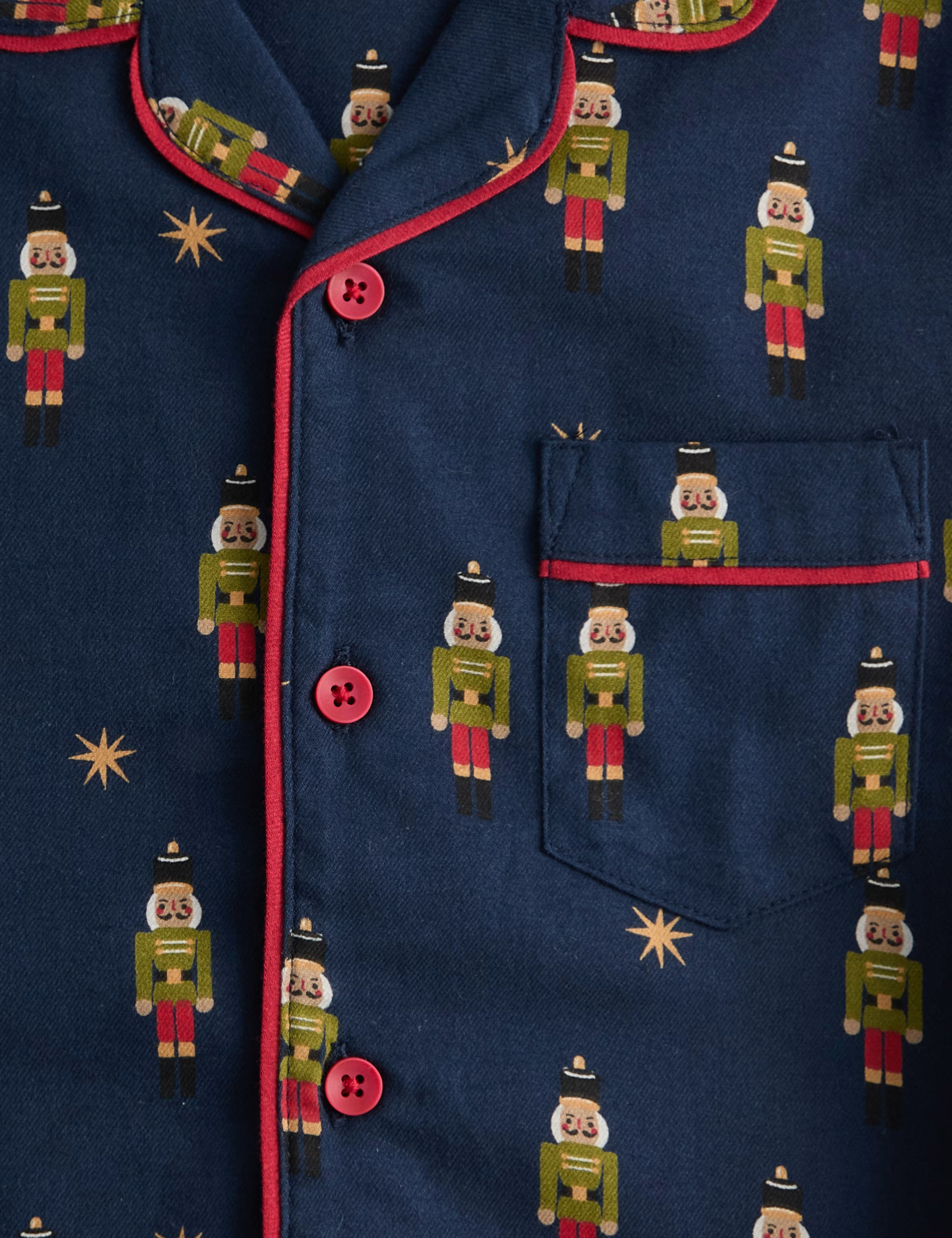 Christmas Magic Nutcracker Revere Long Sleeve Pyjamas (12Mths-10 Yrs) | Marks & Spencer IE