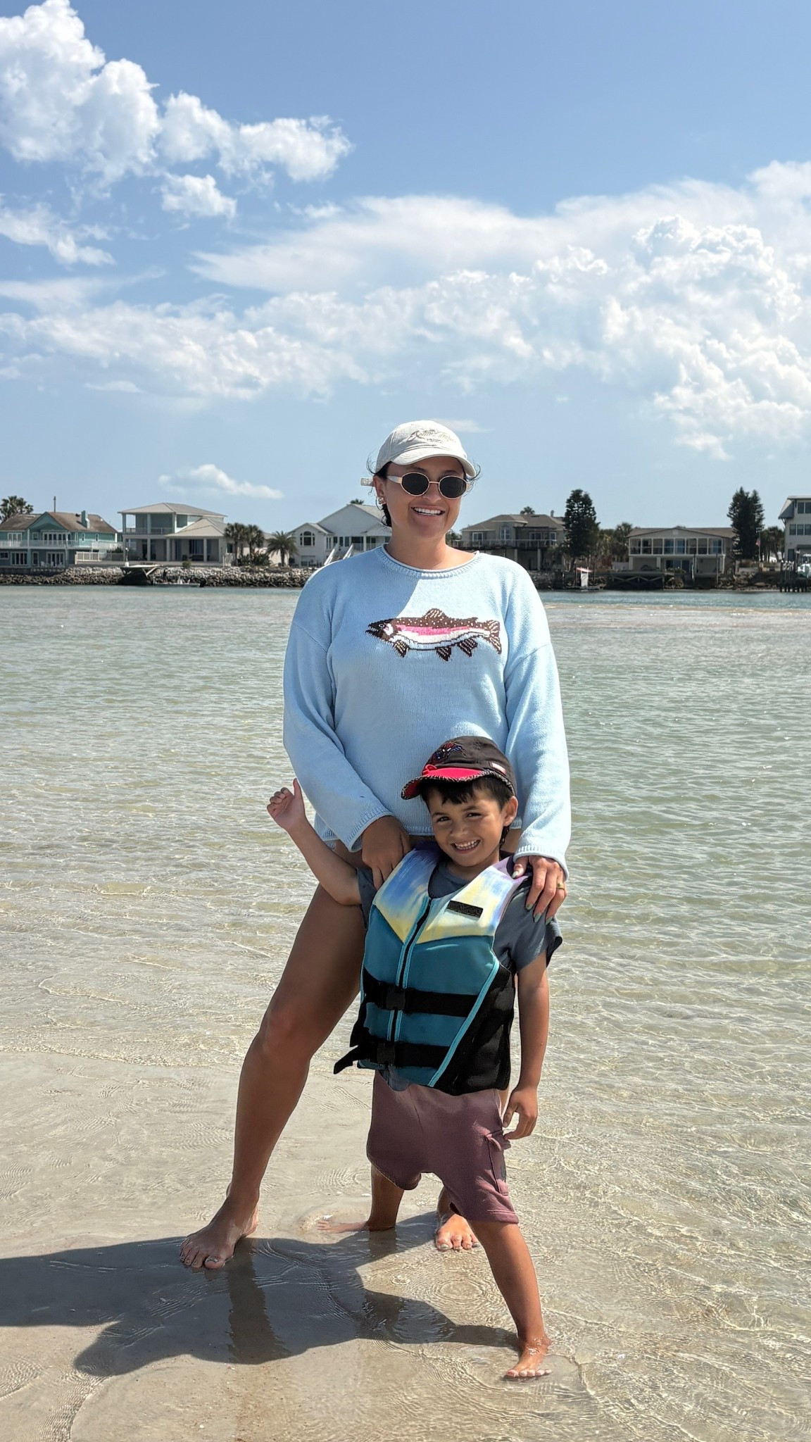 Love my salmon sweater! It’s hard to believe it’s only $30.

Fits TTS / wearing a large

#targetsweater #targetfashion