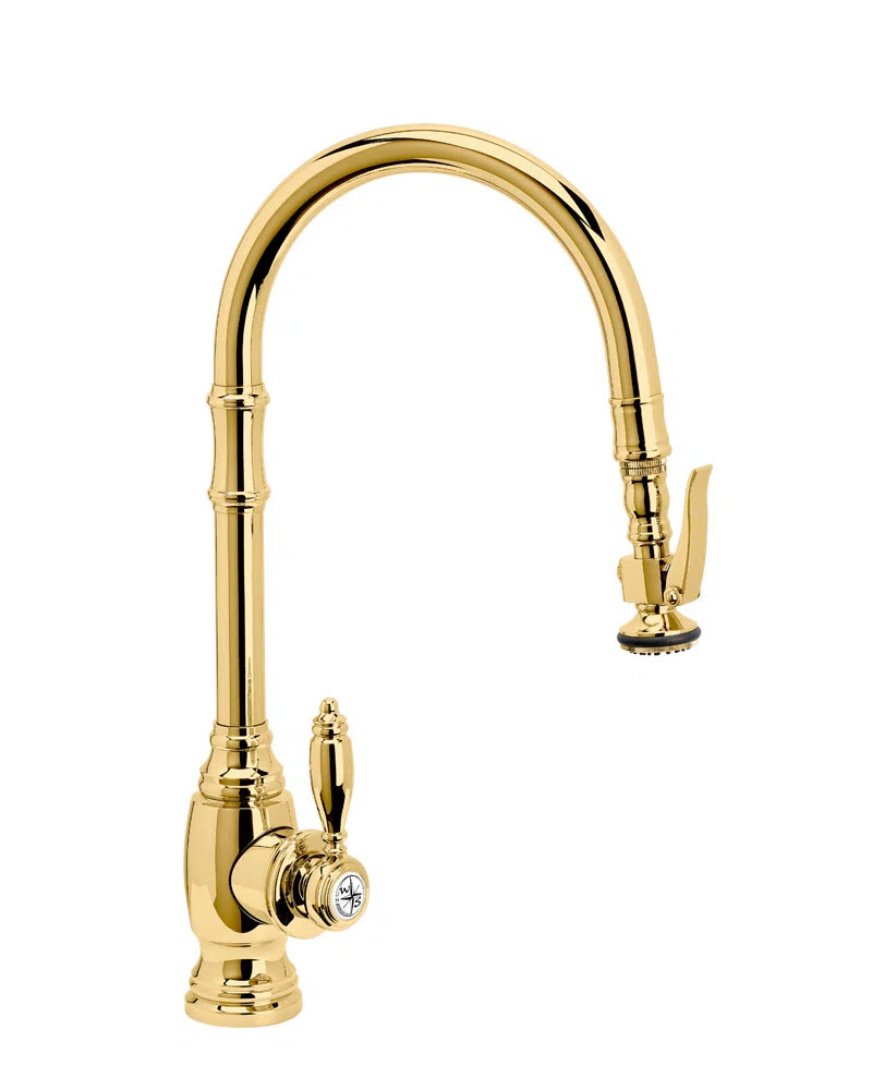 Traditional Plp Pulldown Faucet - Angled Spout | Perigold
